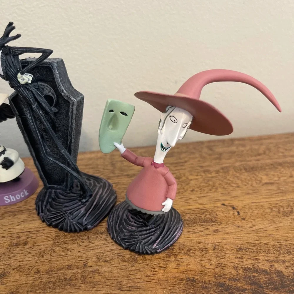 Disney Nightmare Before Christmas Figurine Lot Jack Zero Mayor Shock